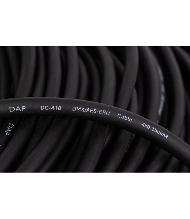 DAP FLN085 Quad DMX & AES/EBU-kabel Neutrik 5pins  XLR kabel