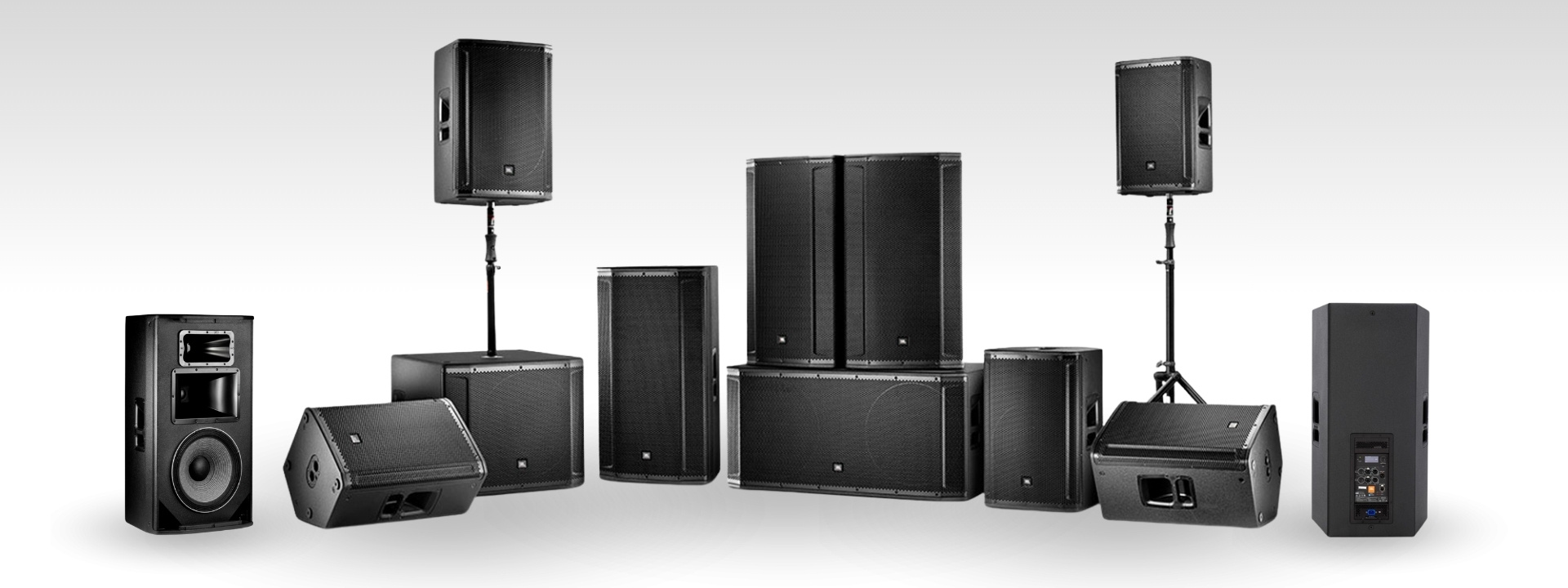 JBL SRX835 Complete Set uitgezet in alle toepassingen