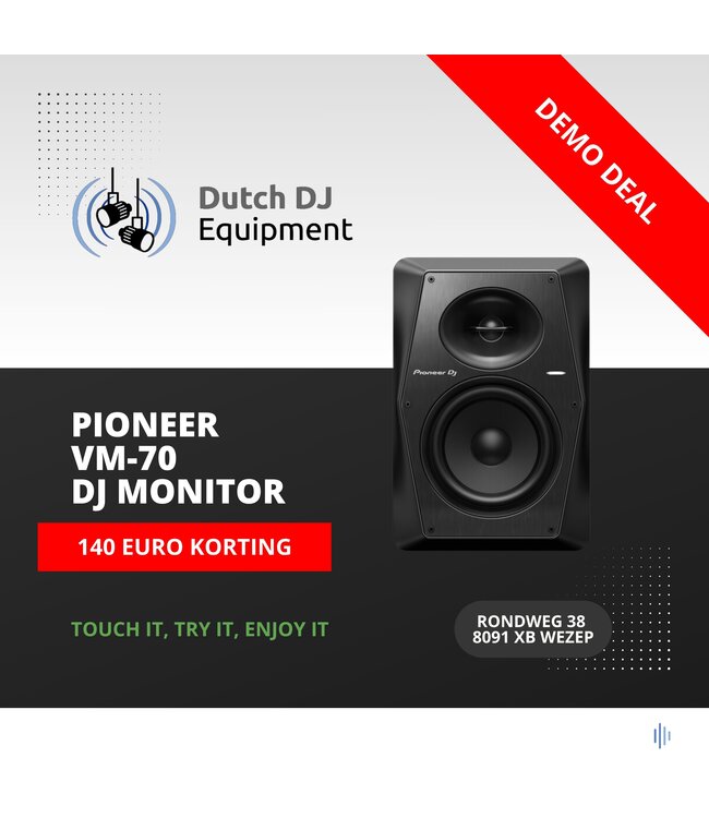 B-stock Pioneer VM-70 DJ monitor