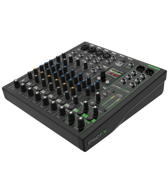 Mackie ProFX 10 GO 10-kanaals mixer met effecten en accu