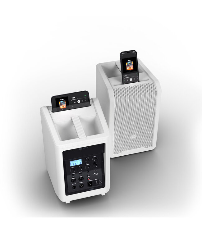 B-stock LD Systems ANNY 8 accu speaker Pure white - Copy