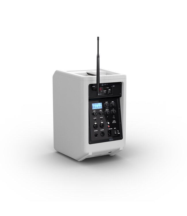 B-stock LD Systems ANNY 8 BPH 8 Inch Draagbare Accu Speaker met draadloze headset en Bodypack Pure white - Copy