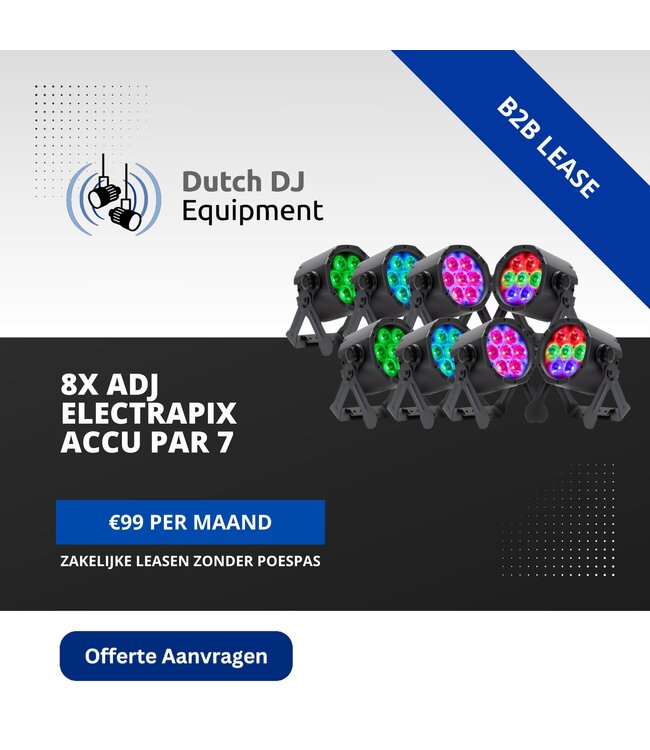 ADJ ElectraPix Par 7 op accu