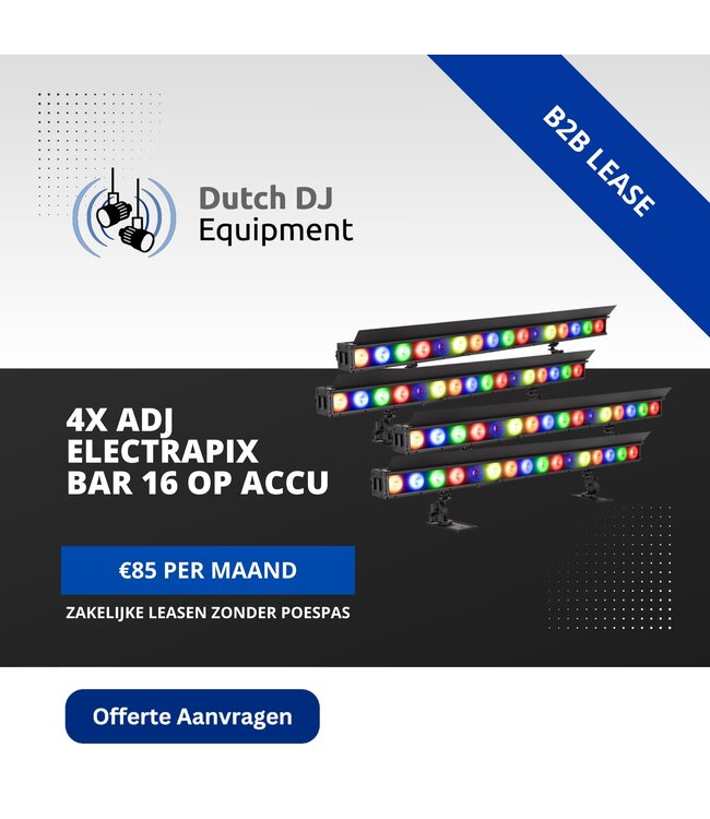 ADJ ElectraPix Bar 16 op accu