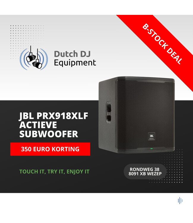 B-stock JBL PRX918XLF 18'' actieve subwoofer