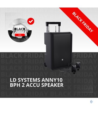 LD Systems ANNY® 10 BPH 2 accu speaker met bluetooth en 2x headset