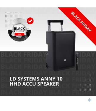 LD Systems ANNY® 10 HHD accu speaker met bluetooth en mixer