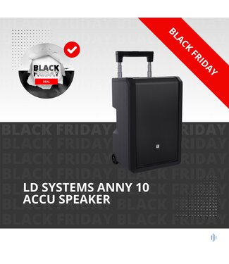 LD Systems ANNY® 10 accu speaker met blueooth met mixer