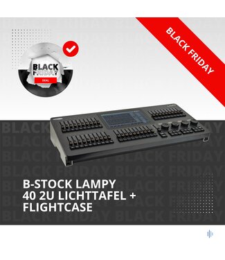 Showtec B-stock LAMPY 40 2U lichttafel + flightcase