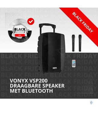 Vonyx VSP200 draagbare speaker met bluetooth