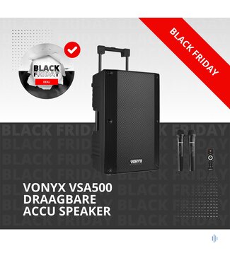 Vonyx VSA500 draagbare accu speaker