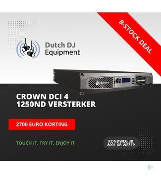Crown B-stock DCi 4 1250ND versterker