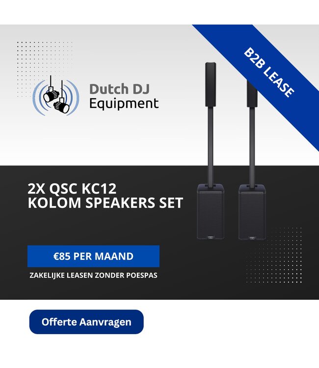 QSC KC12 kolomspeaker PA set 3000 watt