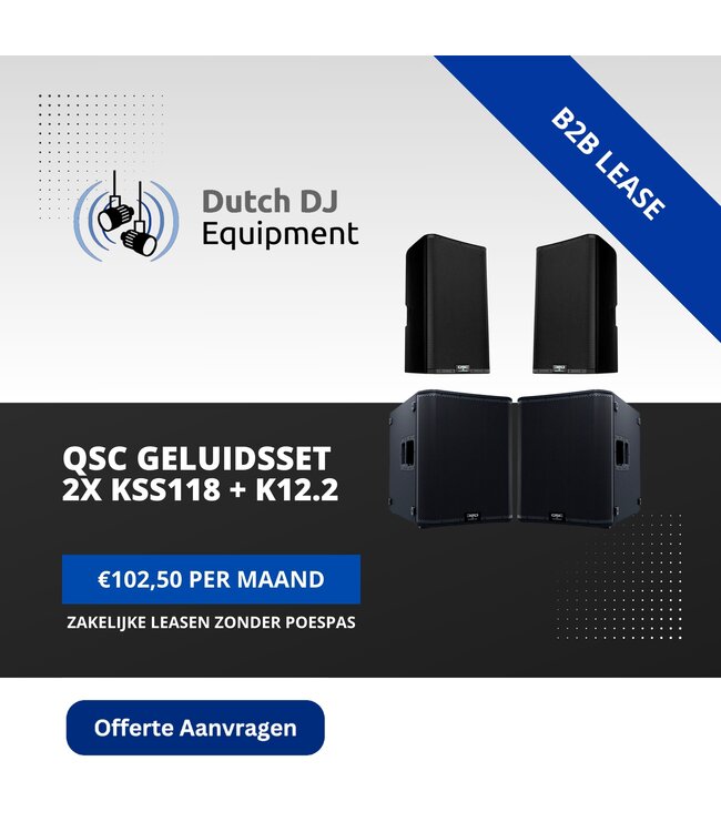 QSC geluidsset 2x KS118 + K12.2