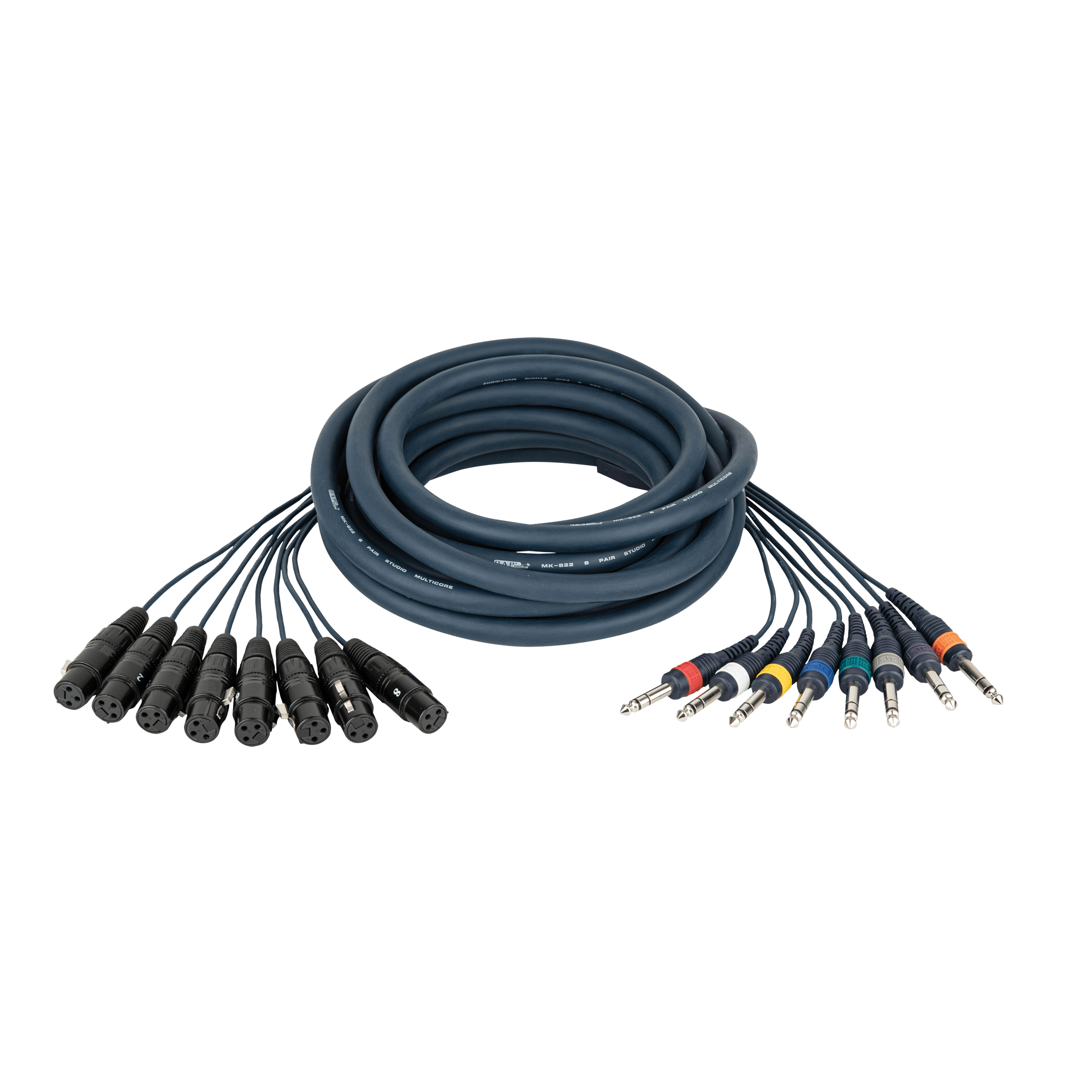 DAP FL67 - 8 XLR female 3P to 8 Jack stereo