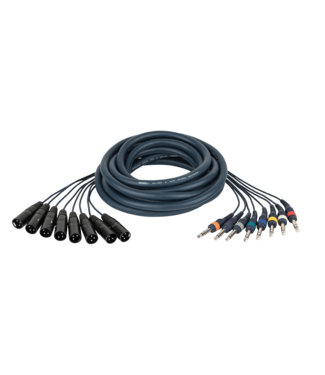 DAP FL68 - 8 XLR male 3P to 8 Jack stereo