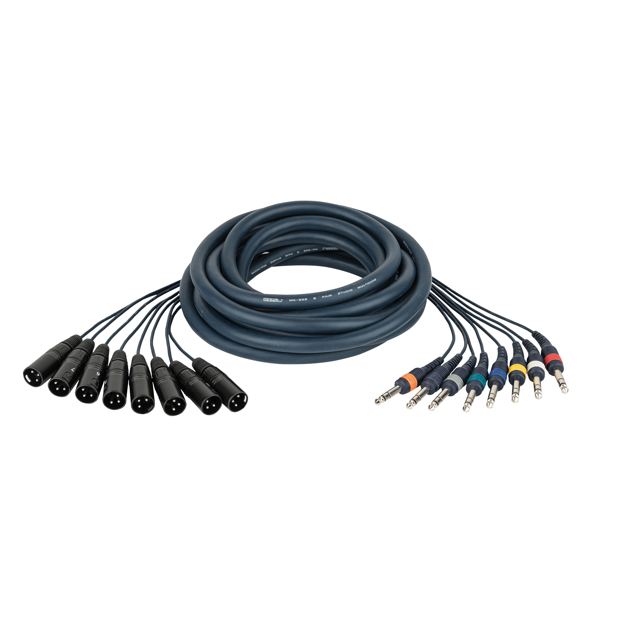 DAP FL68 - 8 XLR male 3P to 8 Jack stereo