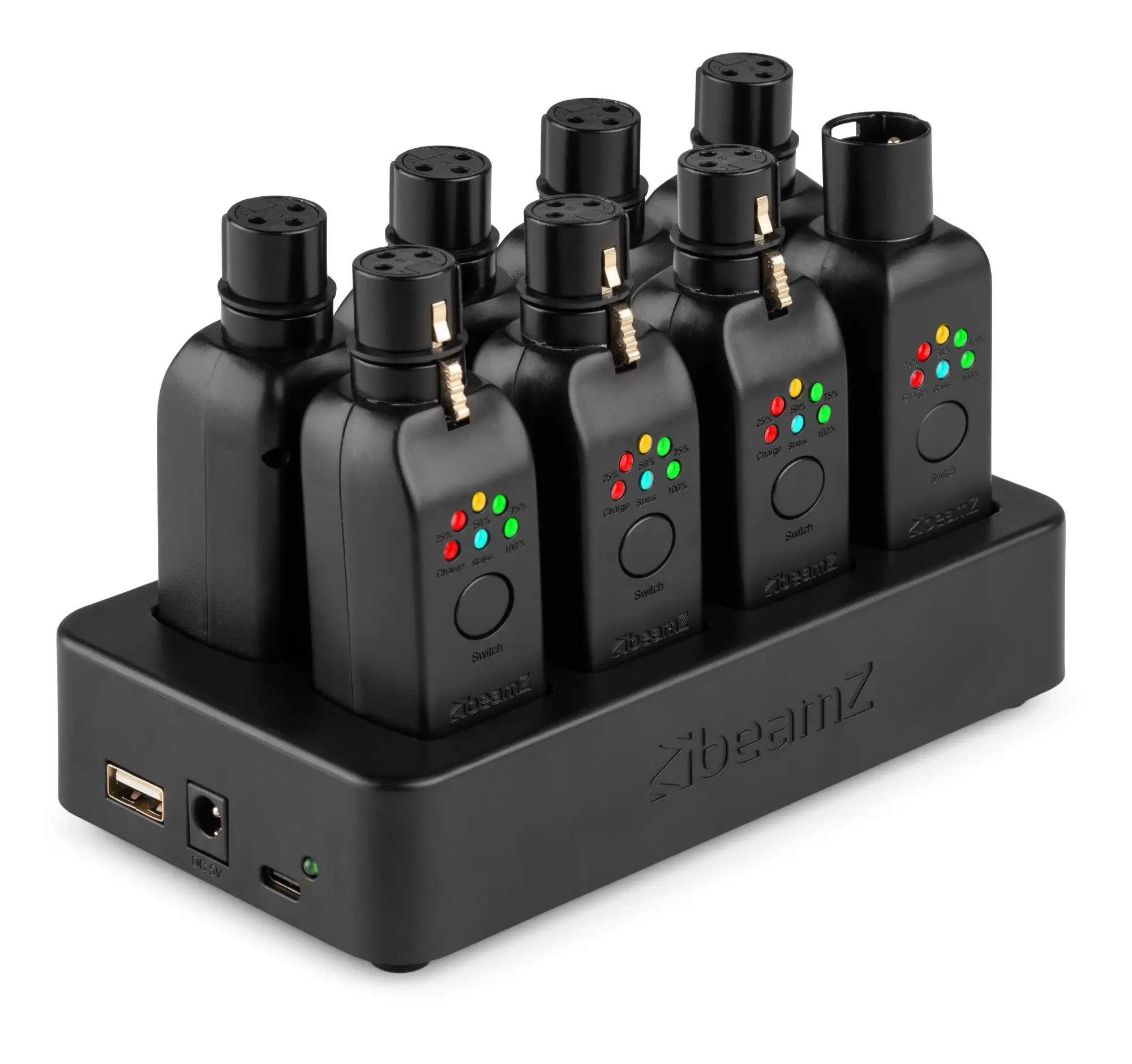 Beamz compleet draadloos DMX systeem WD1F