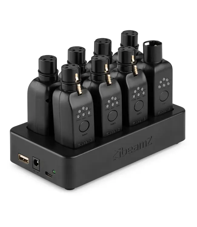 BeamZ compleet draadloos DMX systeem WD1F