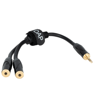DAP FLA5 stereo mini-jack naar 2 female stereo mini-jack