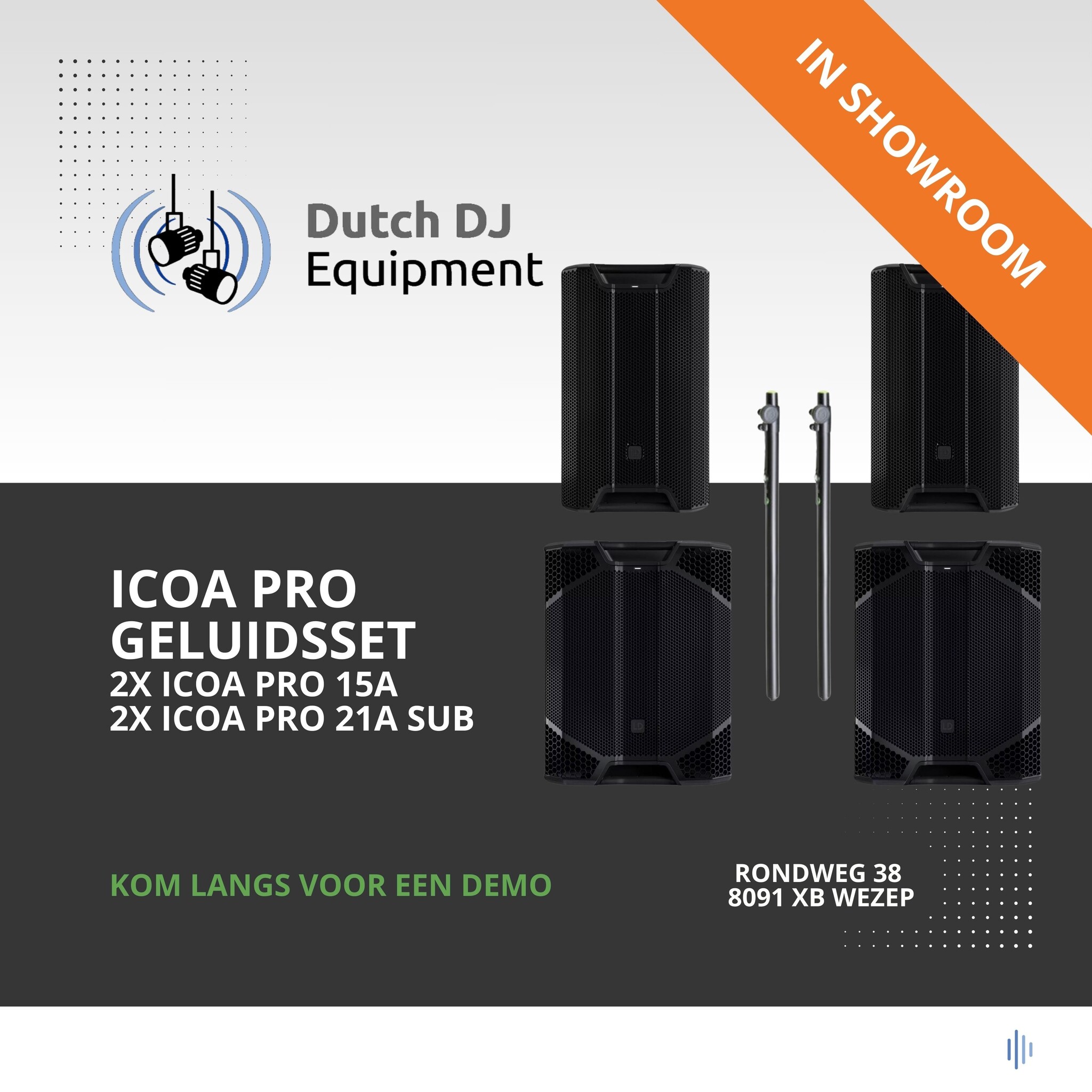 LD Systems ICOA Pro 2x 15A + SUB 21A Set