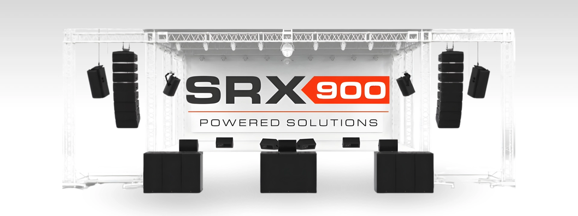 Complete JBL SRX900 line array series. Exclusief verkrijgbaar bij Dutch DJ Equipment