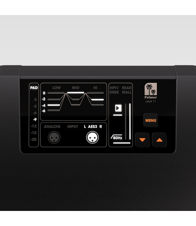 Palmer ORBIT 11 - Actieve Coaxiale 3-Wegs Studio Monitor met Cardioid Design