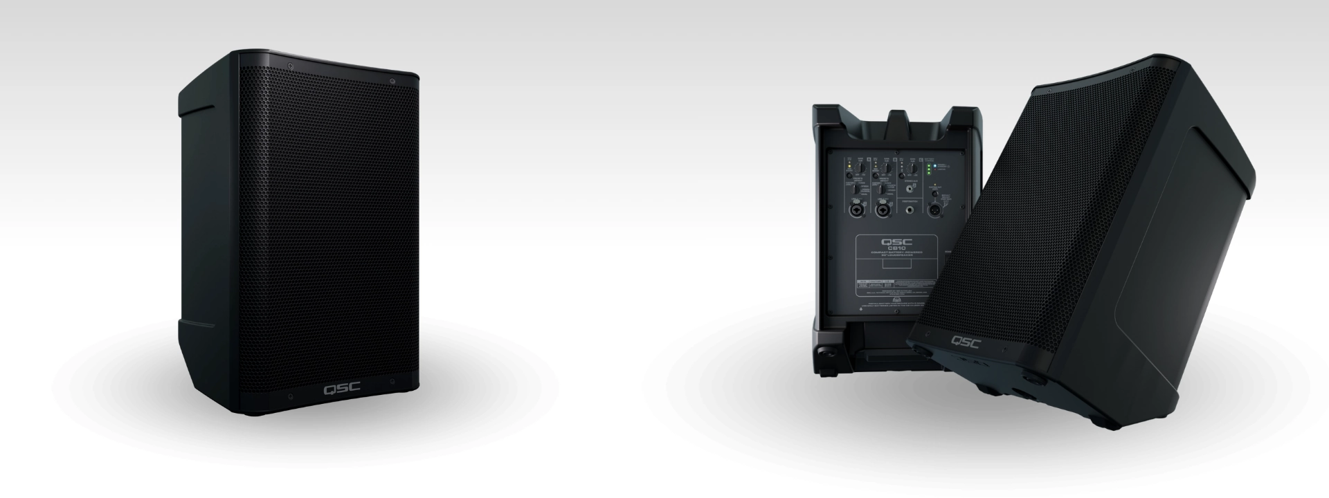 QSC CB10 Draagbare Accu Speaker voor DJ's en Muzikanten met Bluetooth