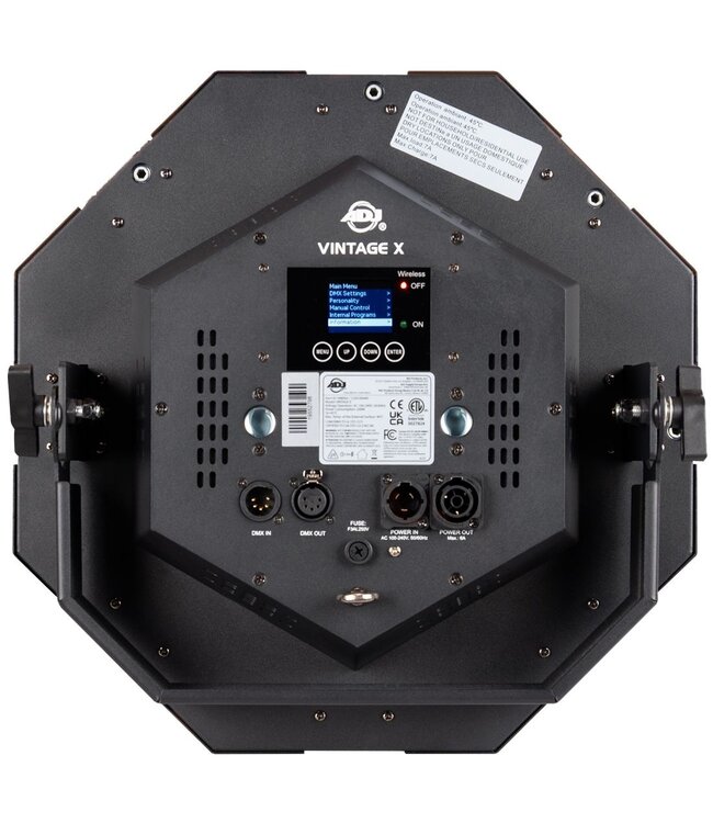 ADJ Vintage X RGBA retro blinder effect