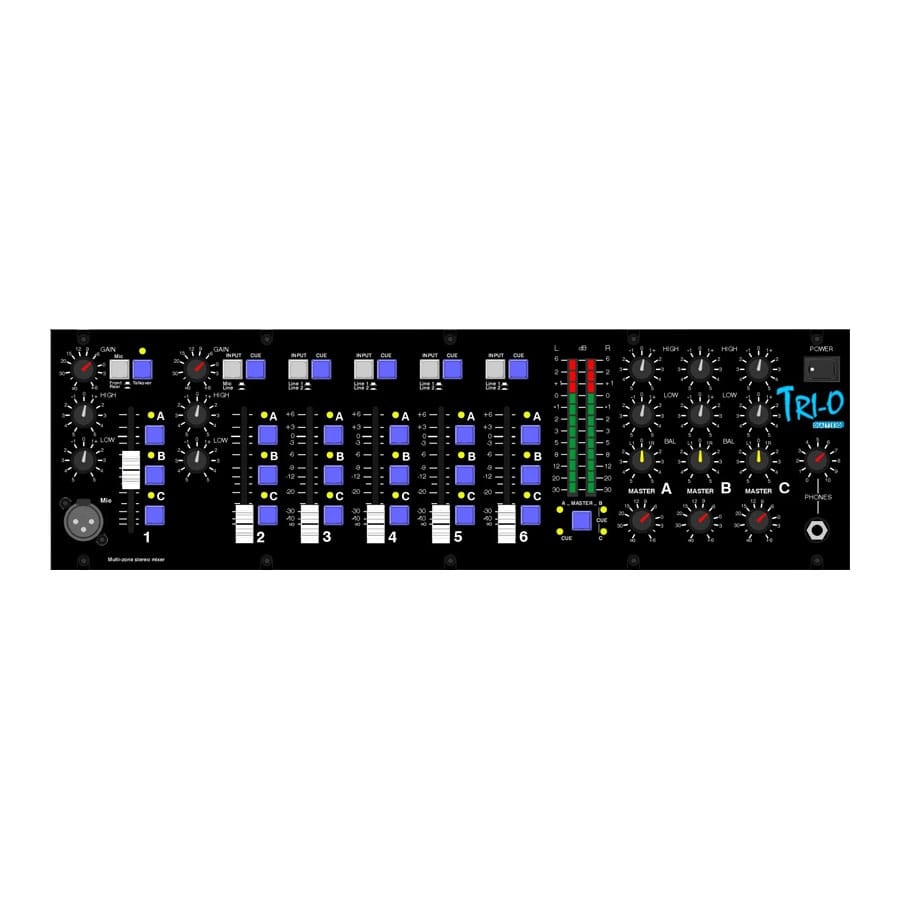 DATEQ TRI-O matrix zone mixer