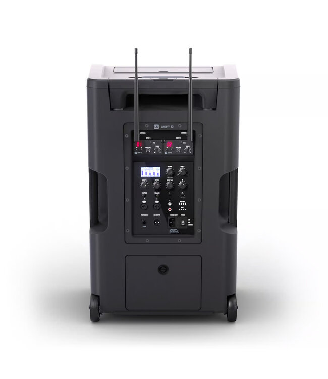 LD Systems ANNY 12 HHD2 Accu Speaker met 2x Draadloze Microfoon