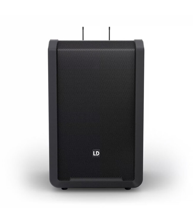 LD systems ANNY12 HBH2 accu speaker met headset/bodypack en draadloze microfoon
