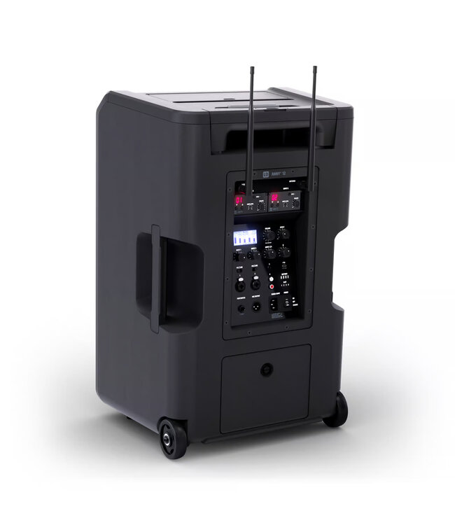LD Systems ANNY 12 HBH2 Accu Speaker met Headset, Bodypack & Draadloze Microfoon