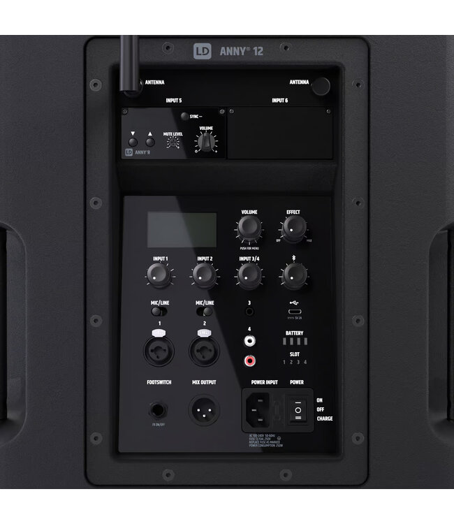 LD systems ANNY 12 BPH accu speaker met bodypack en headset