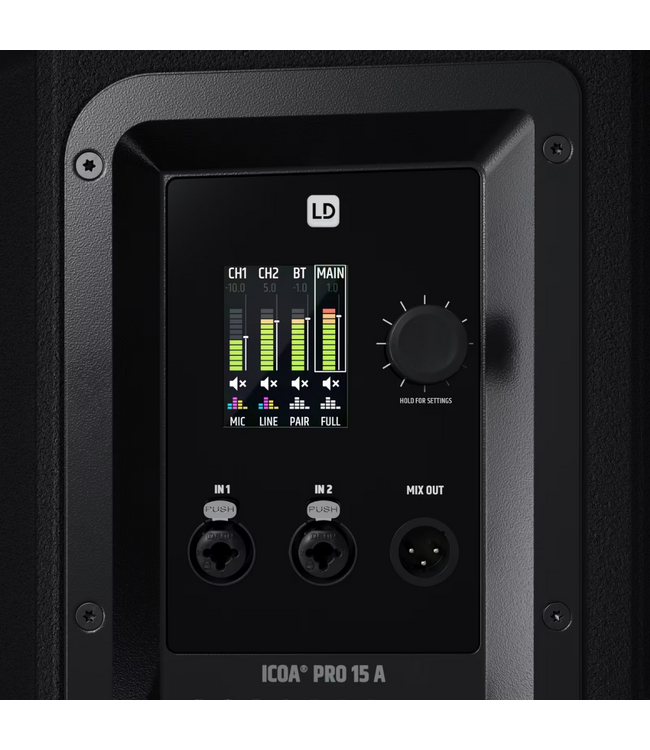 LD Systems ICOA Pro 15A Coaxiale Actieve 15" Speaker