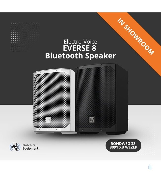 Electro-Voice EVERSE 8 Compacte Accu Speaker met Bluetooth