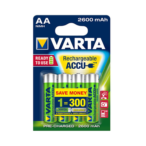 Varta Varta heroplaadbare accu 5716 AA batterij