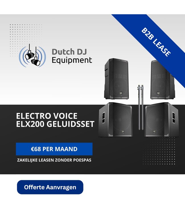 Electro-Voice ELX200 Complete Set (inclusief XLR en Statieven)