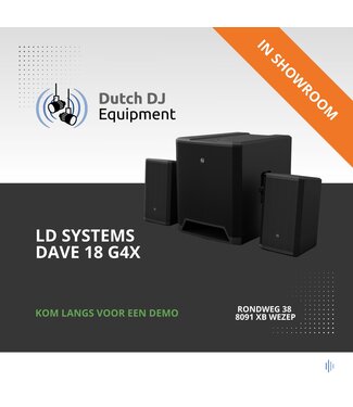 LD Systems DAVE 18 G4X  2.1 geluidsset