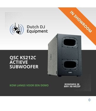 QSC Demomodel KS212C Dubbele 12 inch actieve subwoofer