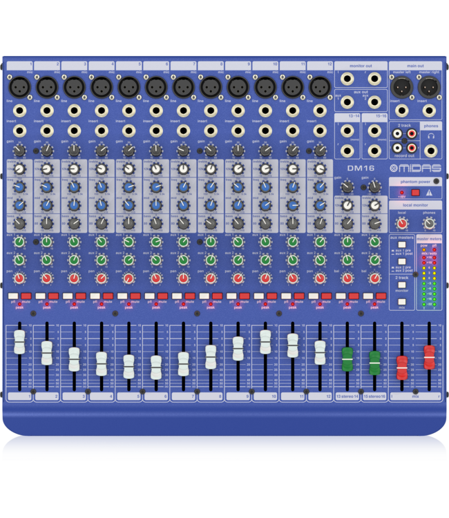 Midas DM16 Midas Analoog mengpaneel