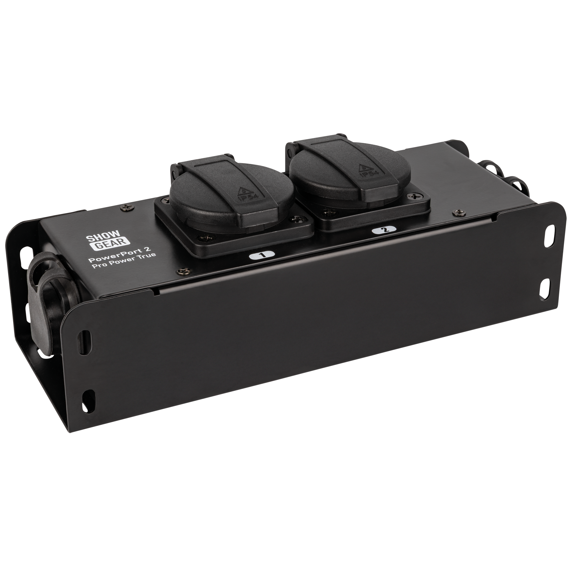 Showgear Powerport 2 pro -- 2x Schuko met powercon true in/out