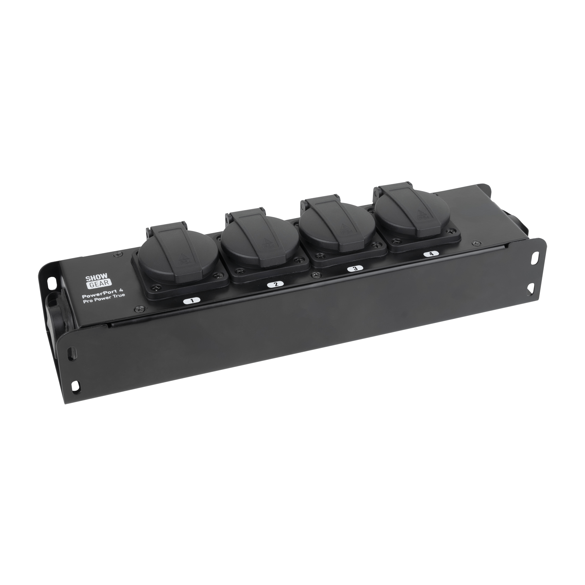 Showgear Powerport 4 pro - 4x Schuko met powercon true in/out