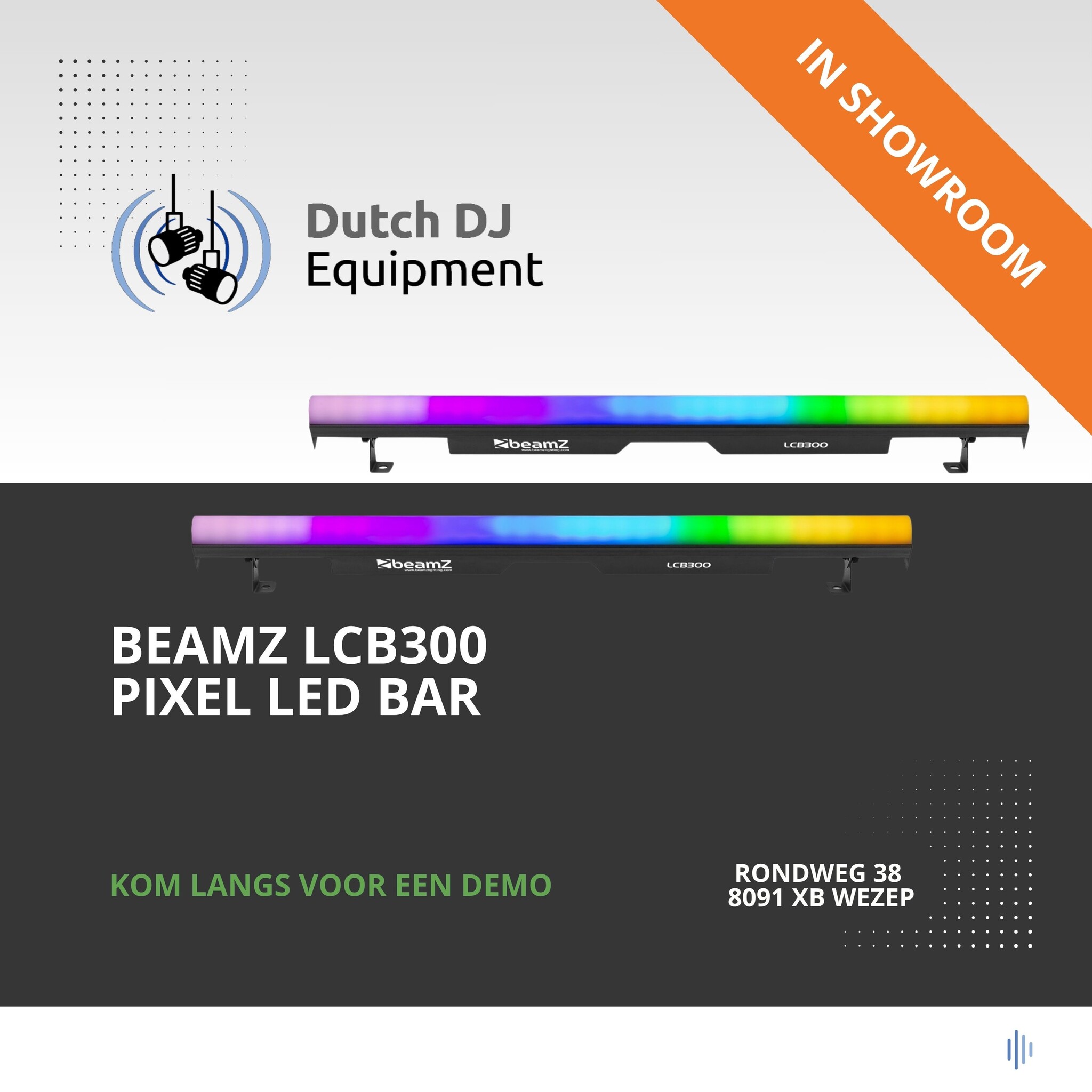 Beamz LCB300 led pixel bar RGBW