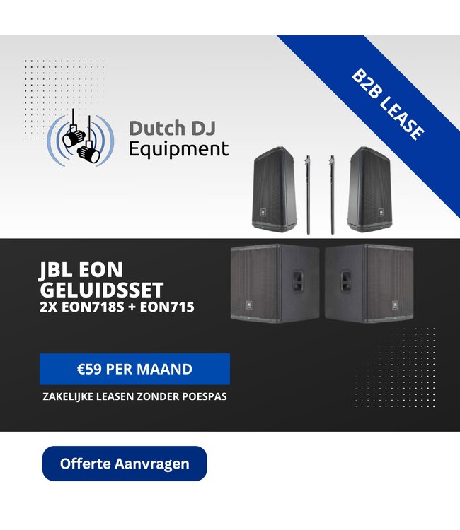 JBL EON 715/718s power set actieve geluidsset