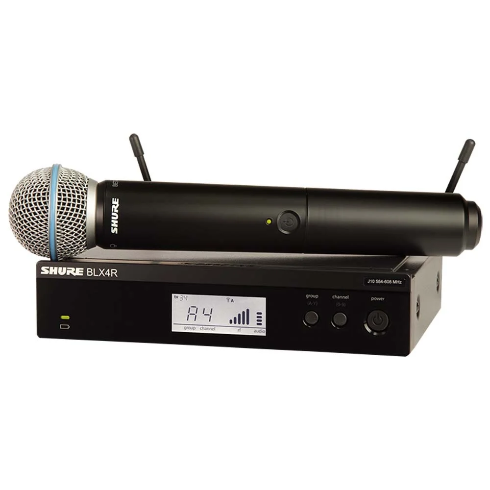 Shure BLX24R-Beta 58A Draadloos handheld microfoonsysteem