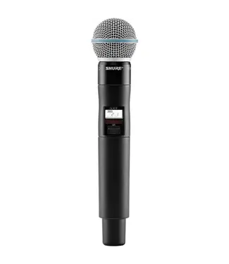 Shure QLXD2-Beta 58A Draadloze handheld microfoon