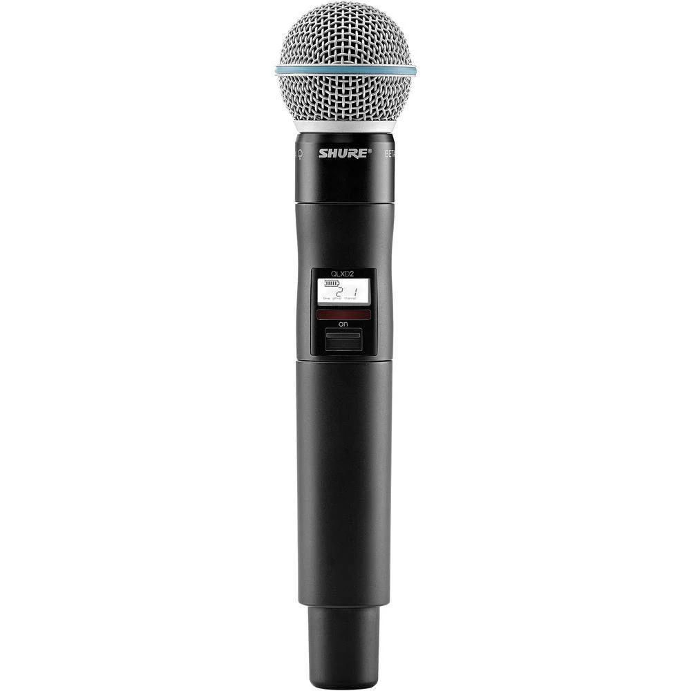 Shure QLXD2-Beta 58A Draadloze handheld microfoon