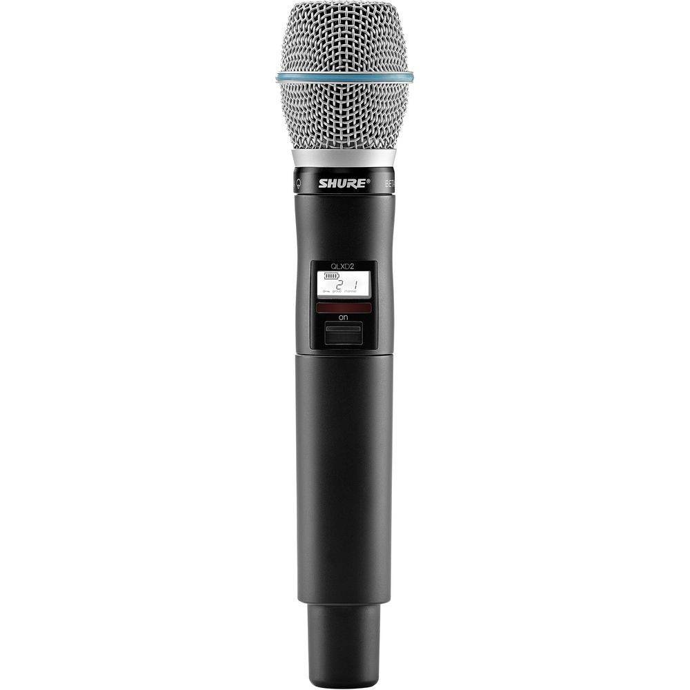 Shure QLXD2-Beta 87A Draadloze handheld microfoon