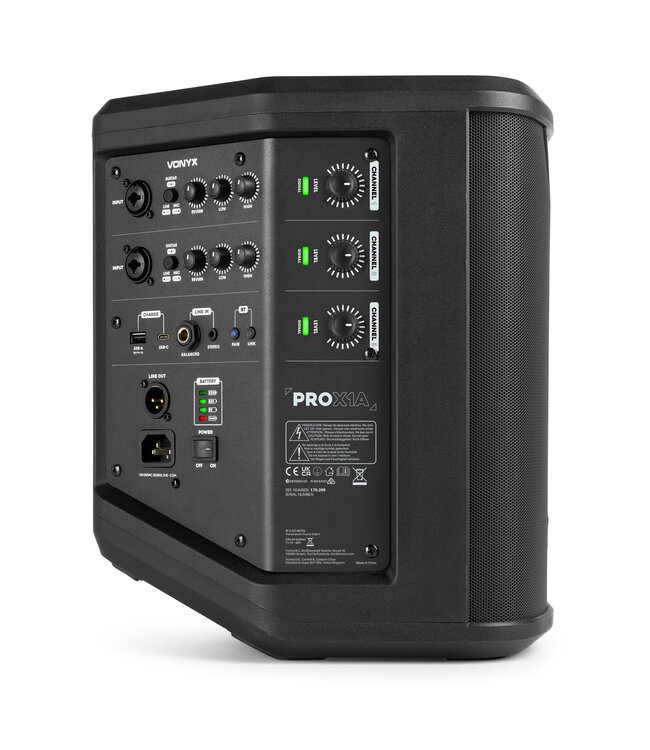 Vonyx pro xia all-in-one accu speaker met bluetooth